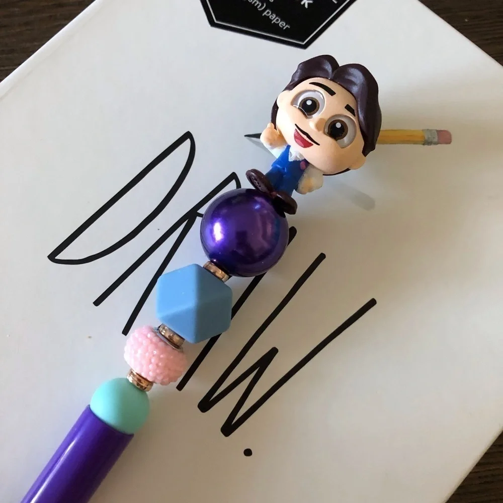 Disney Doorables: Encanto: Agustin Madrigal handmade beaded pen